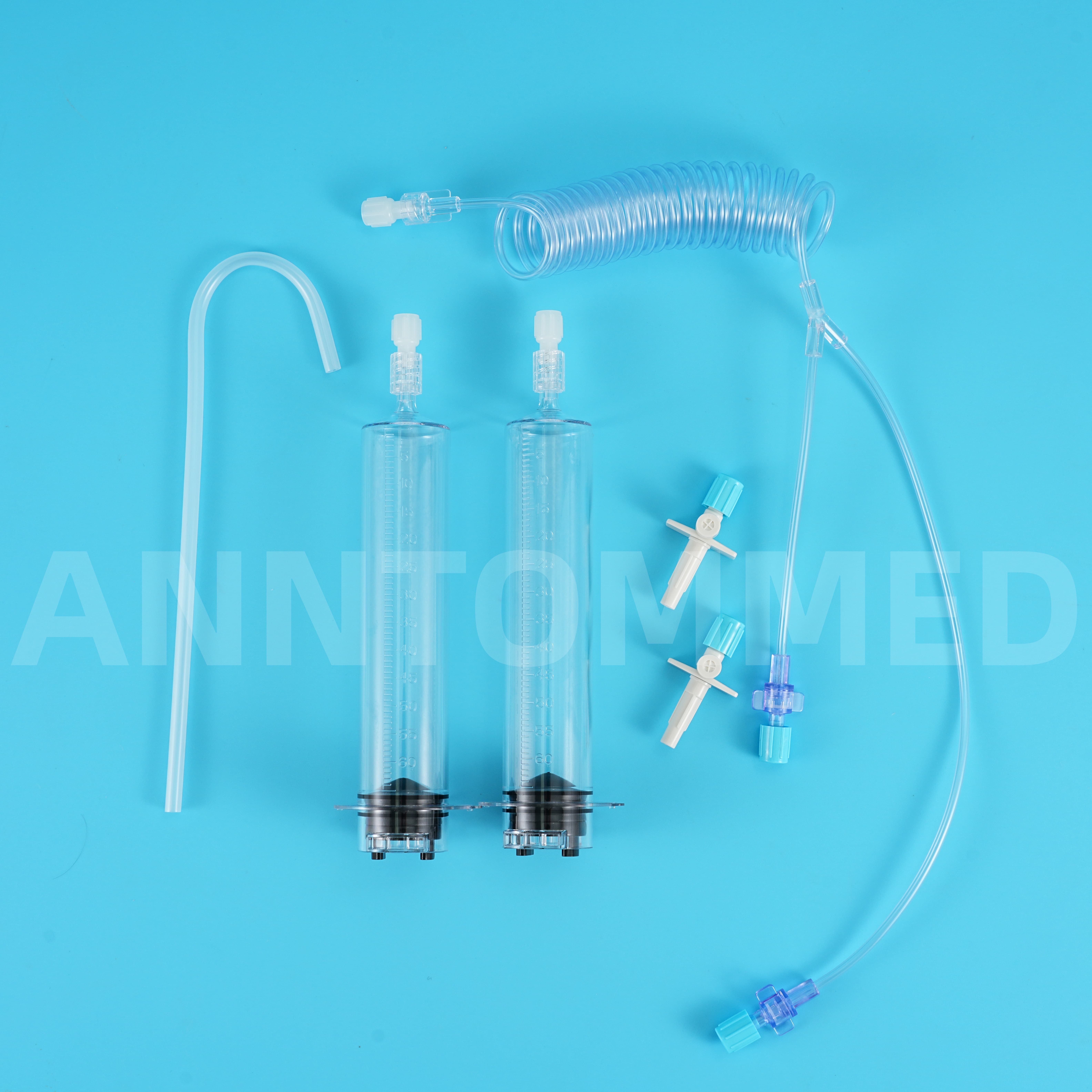 AT2208 Angiographic syringe 65ml+65ml - ANNTOMMED